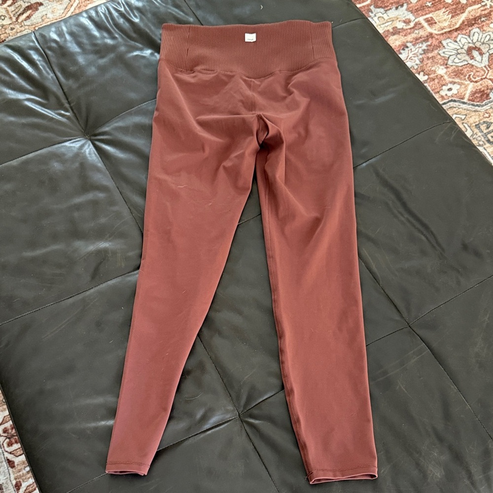 Vuori Brown High Waisted Leggings